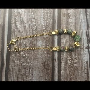 14KGP ruby zoisite bracelet